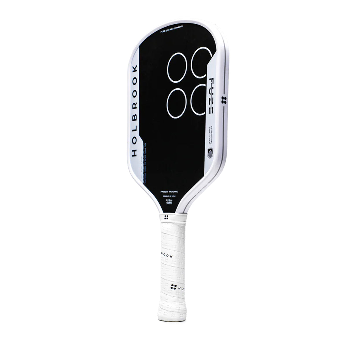 Holbrook Fuze Hybrid 16mm offers balanced power, elite spin, and fast hands with Dual Density Foam Core. Buy now at Pickleball Corner Singapore.