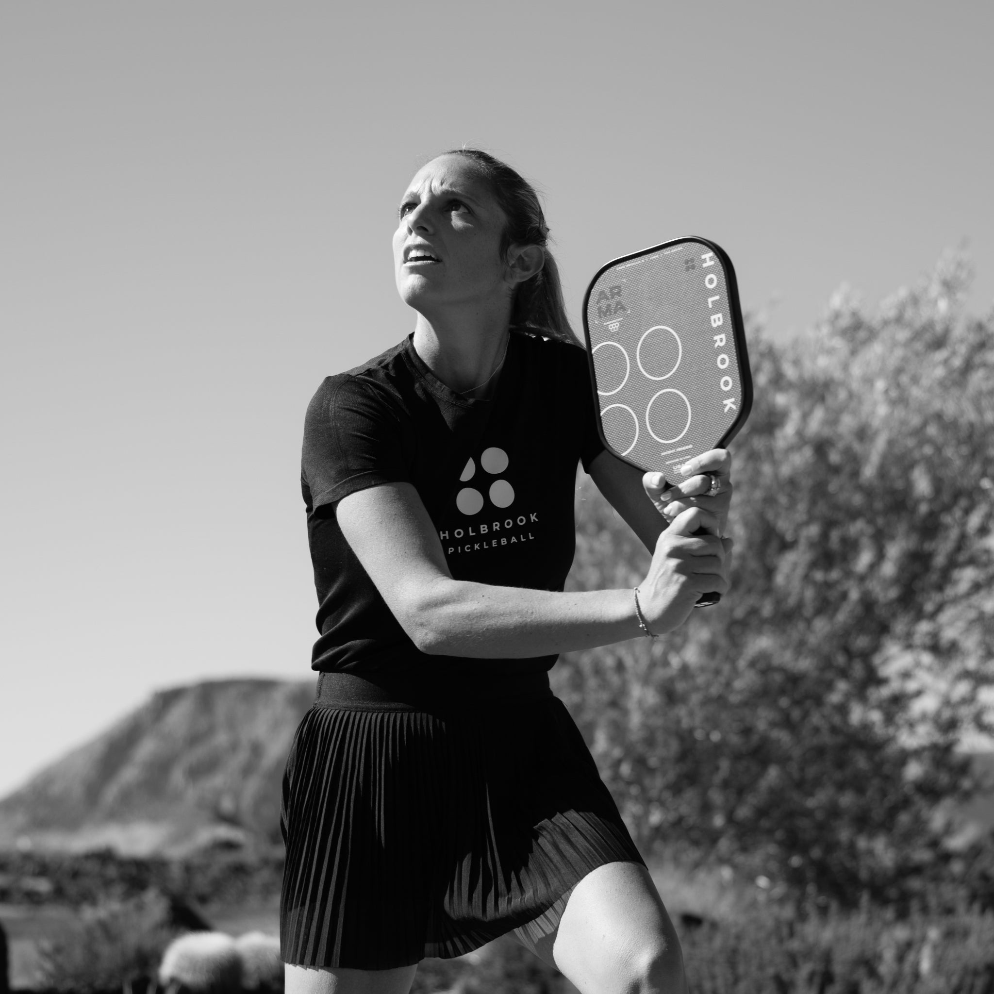 Holbrook Arma T 14mm – Elongated Paddle with Power & Reach. Buy now at Holbrook Pickleball Europe.