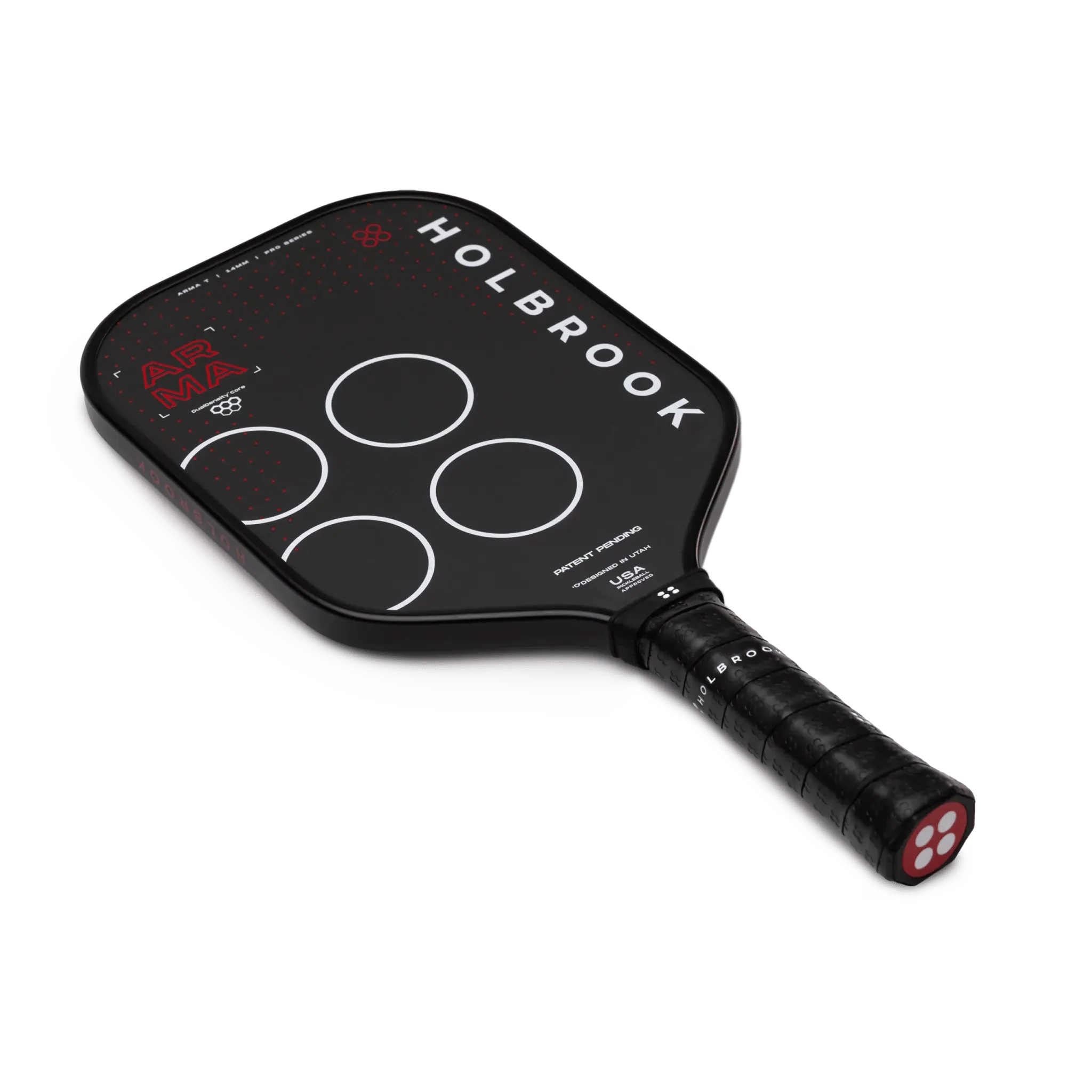 Holbrook Arma T 14mm – Elongated Paddle with Power & Reach. Buy now at Holbrook Pickleball Europe.