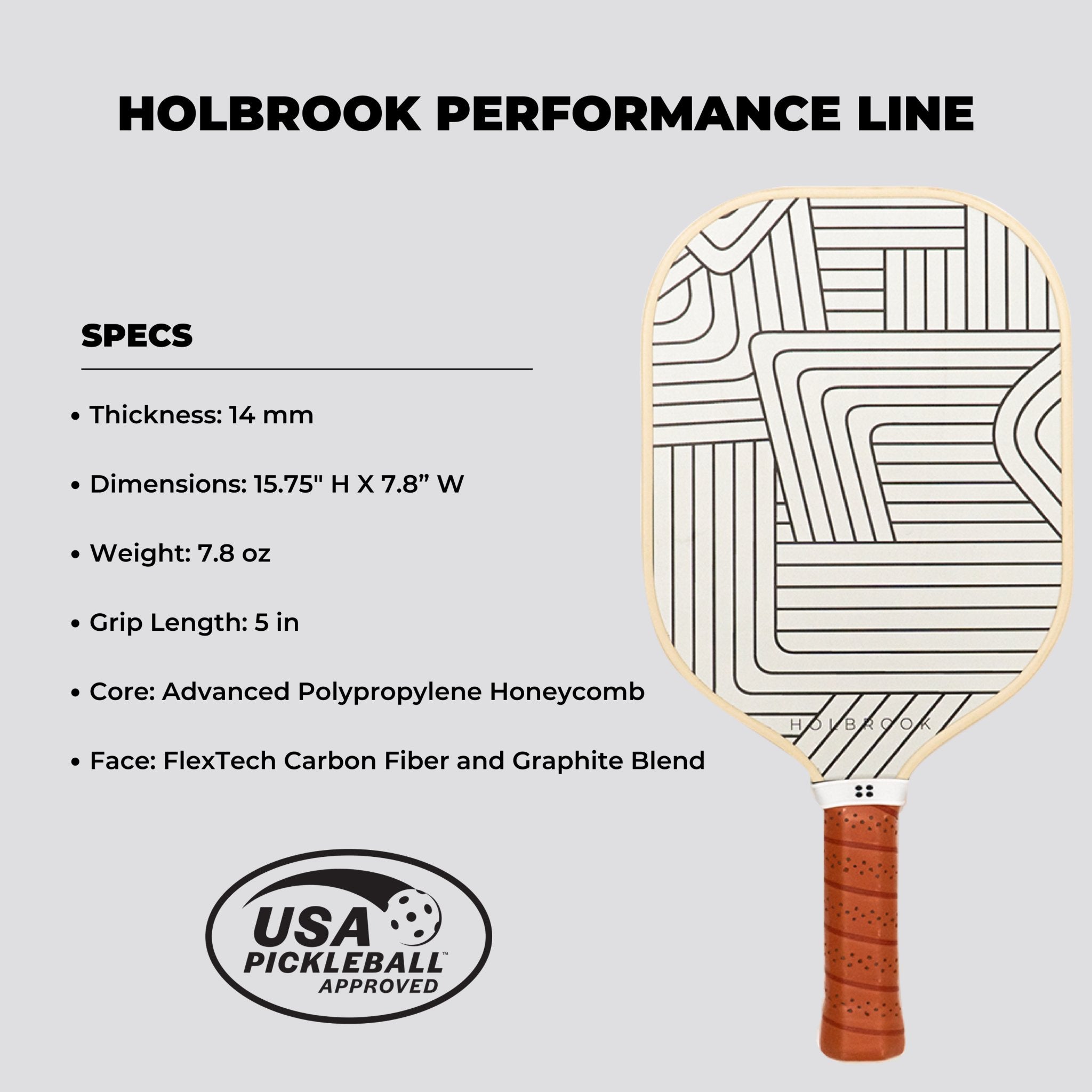 Holbrook SoHo Paddle – Modern Hybrid Paddle for All Players