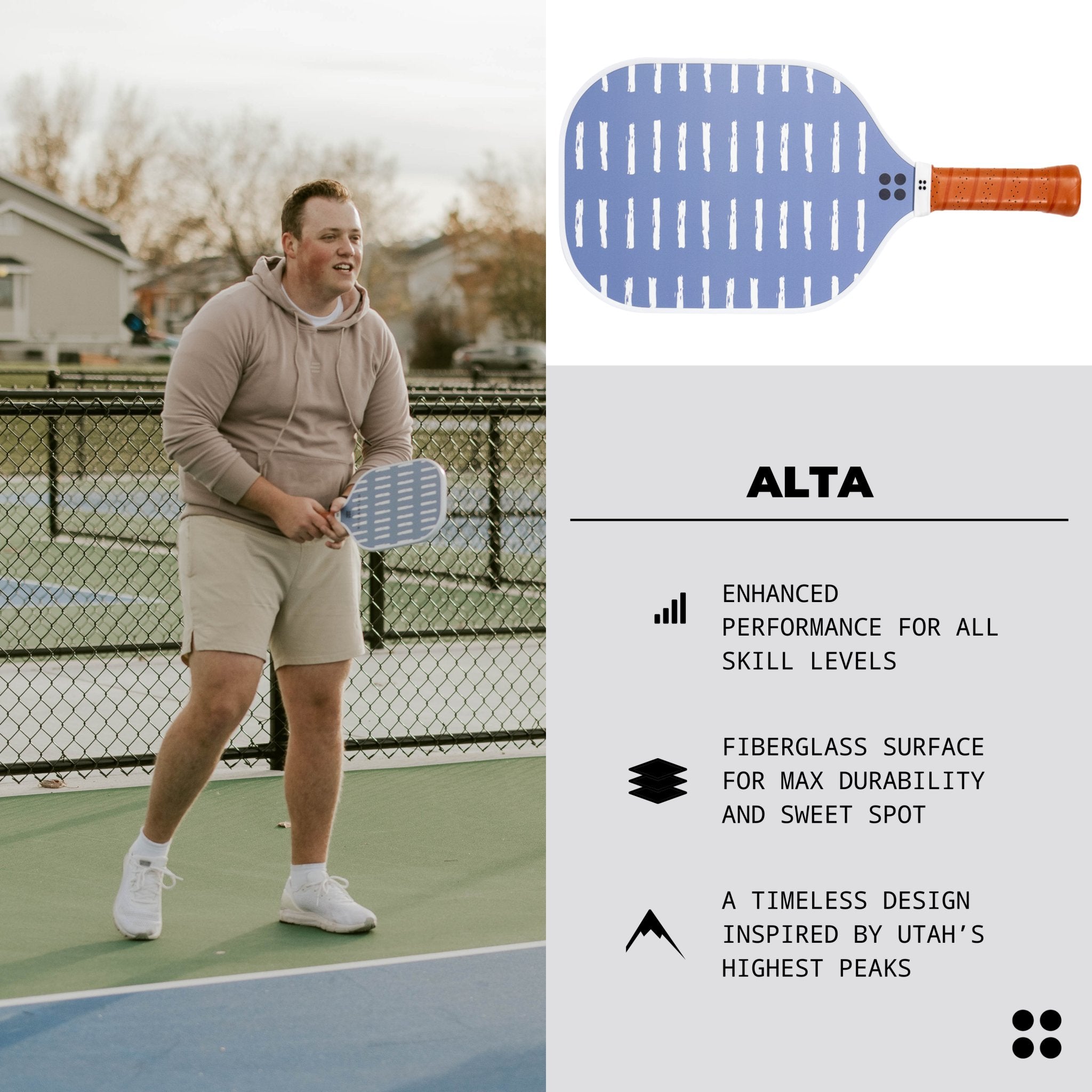 Shop the Holbrook Alta Paddle – Lightweight & Stylish Pickleball Paddle in Europe