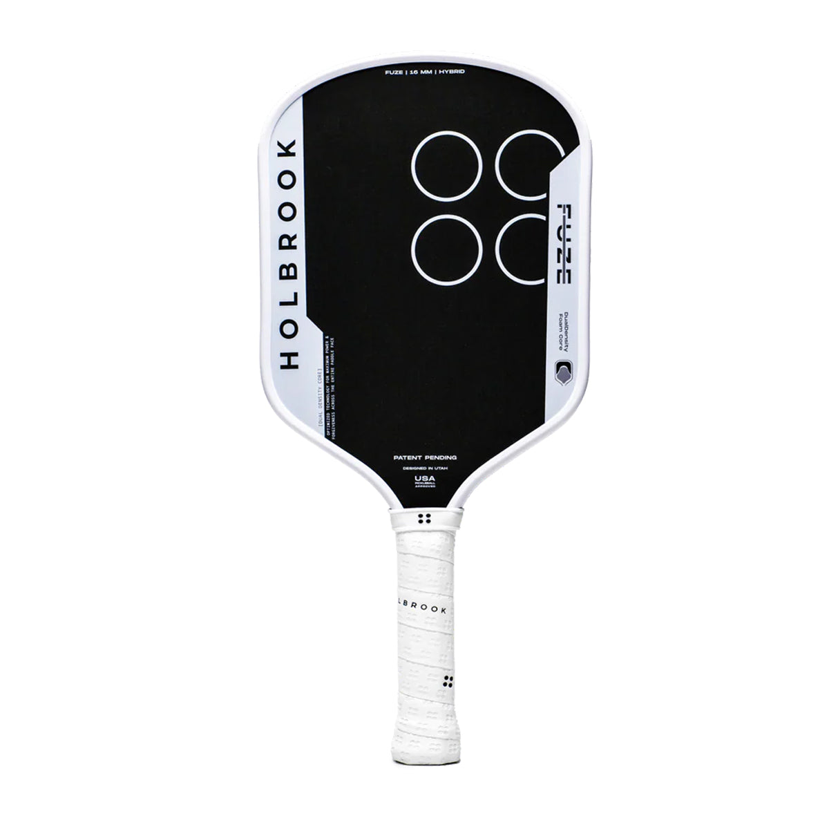 Holbrook Fuze Hybrid 16mm offers balanced power, elite spin, and fast hands with Dual Density Foam Core. Buy now at Pickleball Corner Singapore.