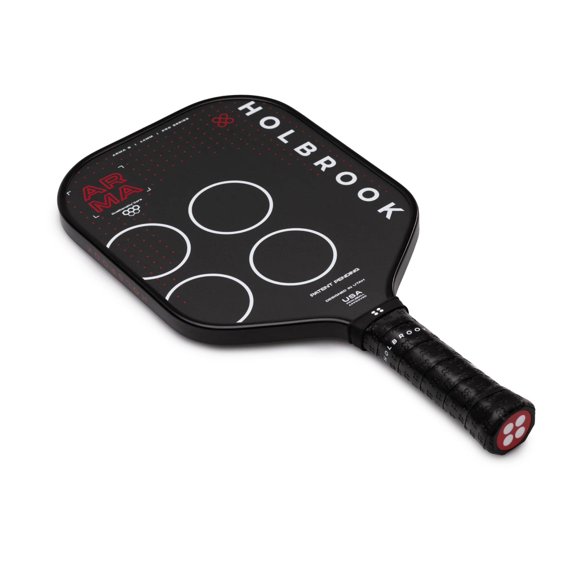 Holbrook Arma S 14mm – Precision Paddle with Dual-Density Core. Buy now at Holbrook Pickleball Europe.